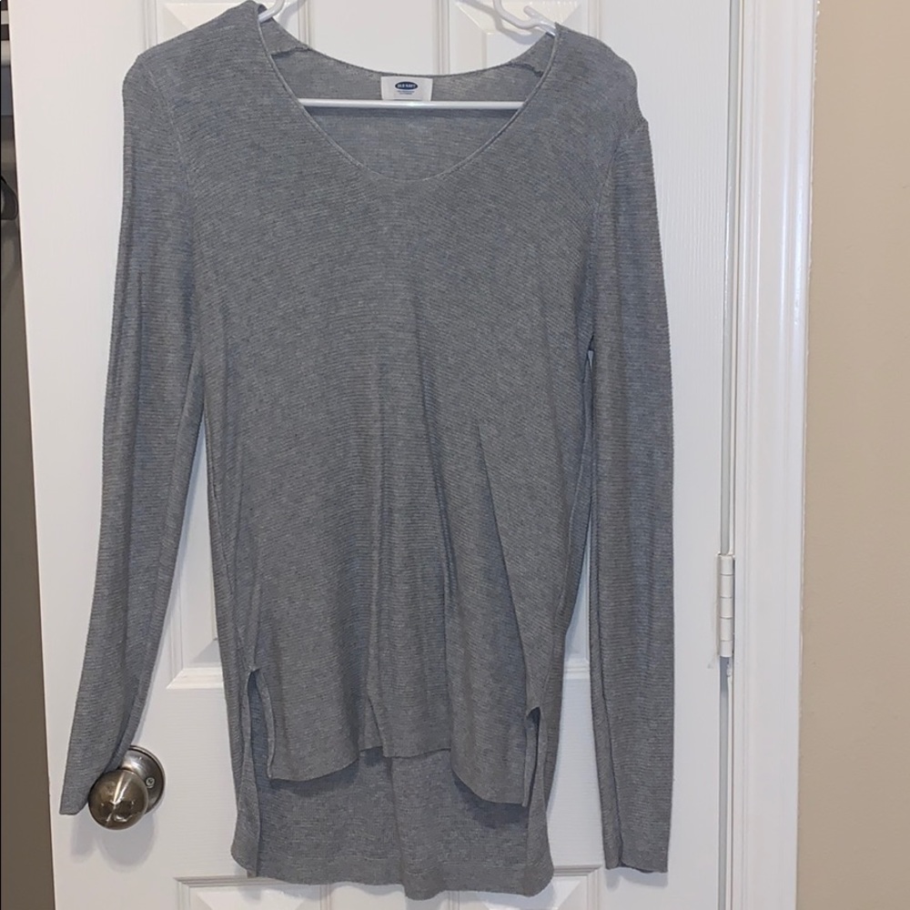 Grey old navy sweater tunic light weight